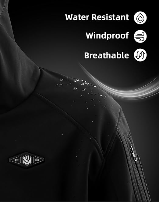 Heated Jackets for Men 16000mAh Battery Pack