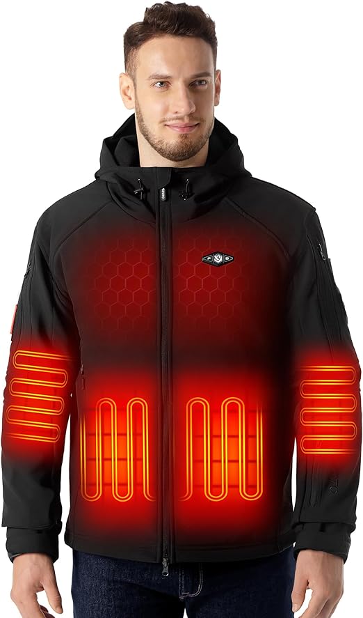 Heated Jackets for Men 16000mAh Battery Pack